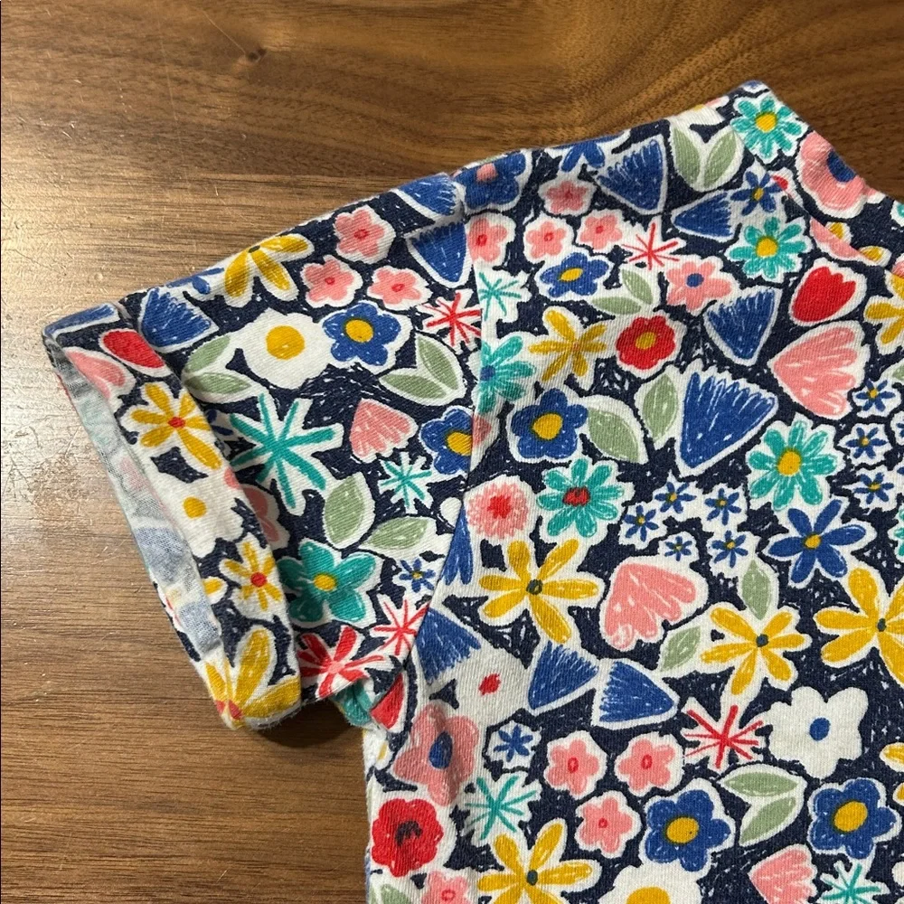 Girls Ok!e Dokie Colorful Floral Dress size 5T Spring/Summer